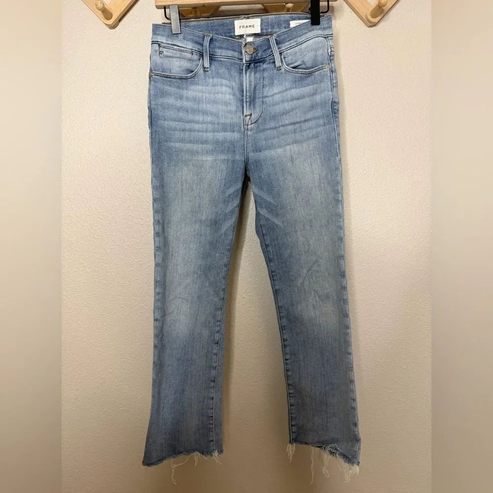 Frame Le High Straight Jeans Sz 26